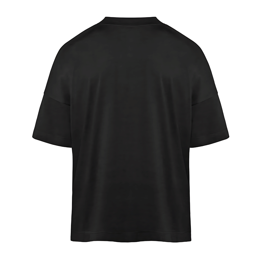Oversized T-Shirt mit kleinem Frontprint