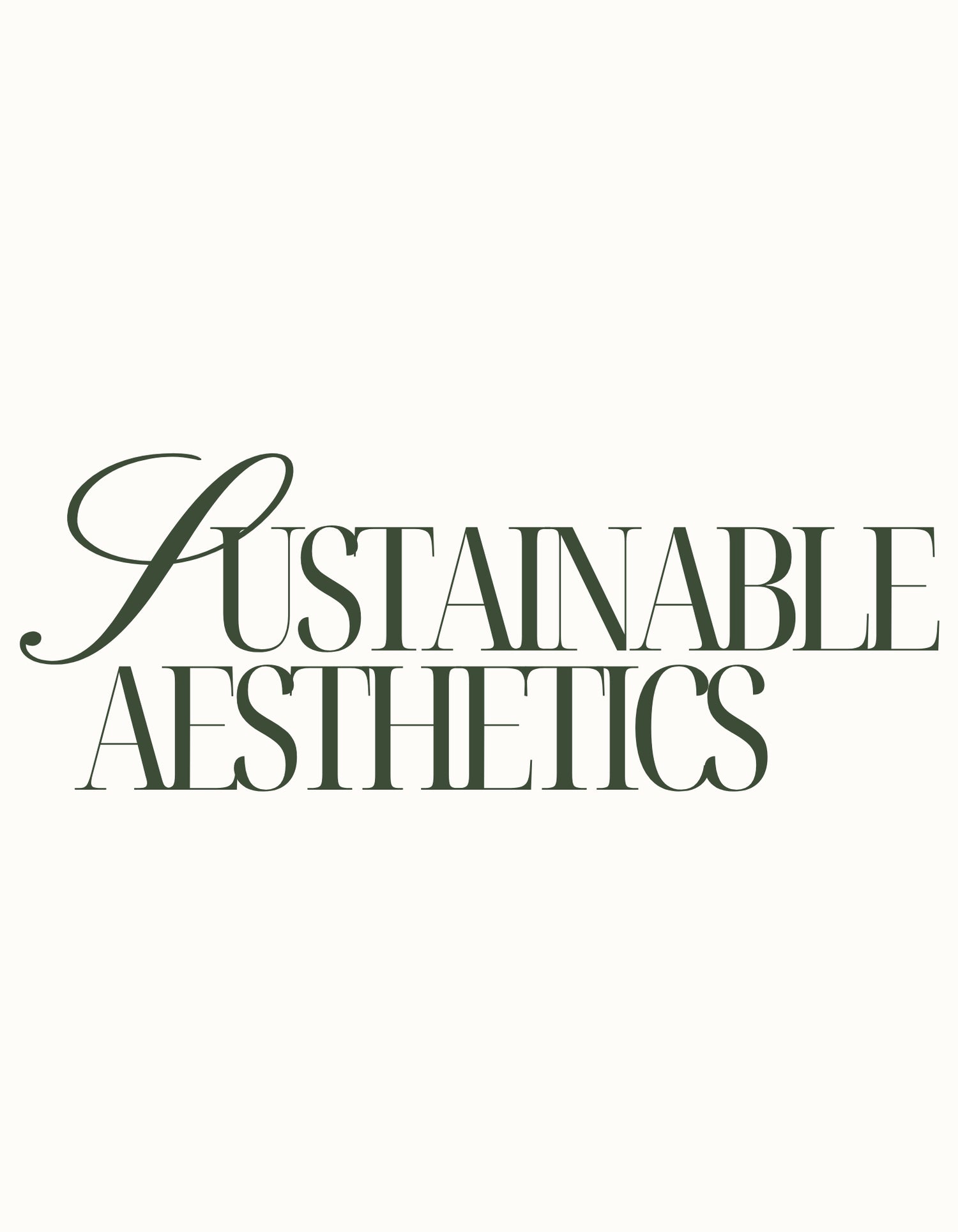 Stustainable Aesthetics