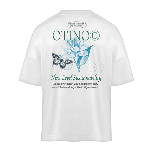 Oversized T-Shirt mit Next Level Sustainability Backprint